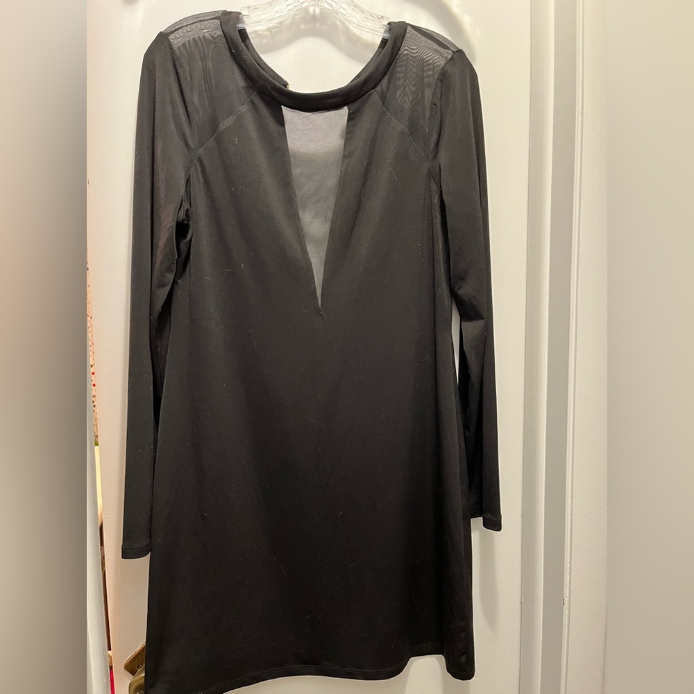 Subtly sexy little black dress (Express)